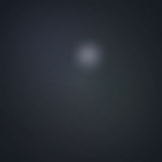 Dark blue-grey field with slate, forest, and plum blobs. A pale circle glows in the upper right like a moon through winter fog.